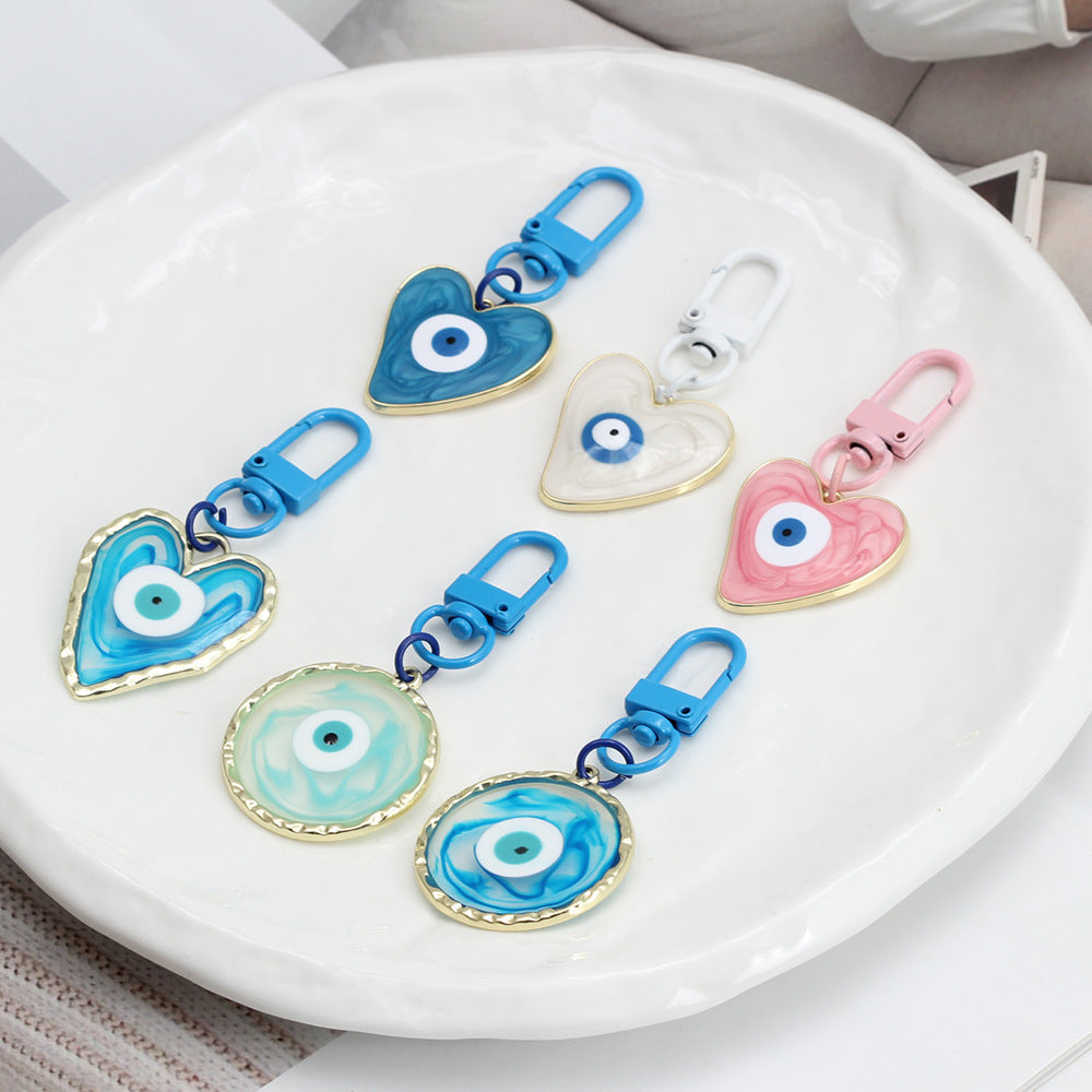 Wholesale Metal Türkiye Blue Eye Keychain